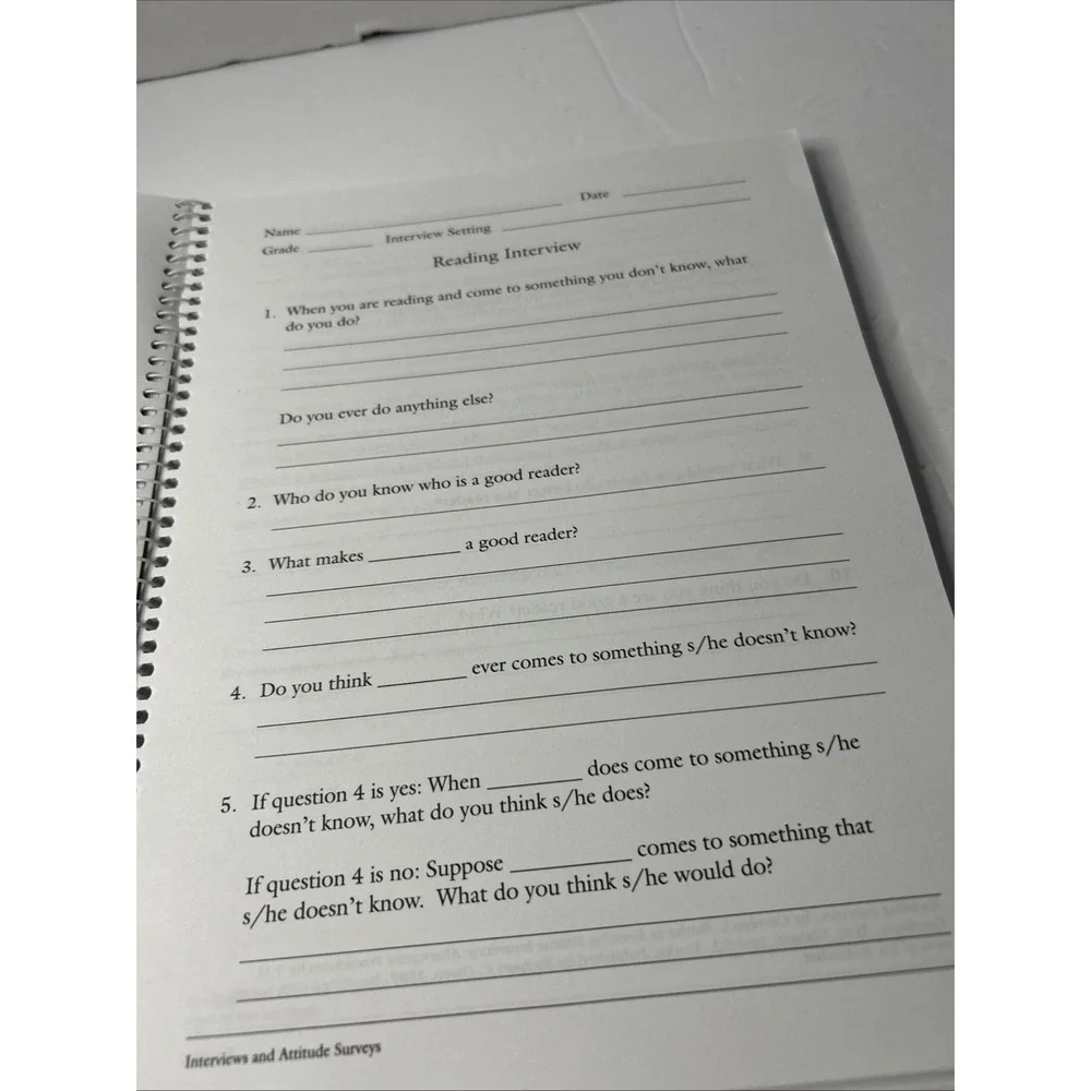 Literacy Assessment A Handbook of Instruments